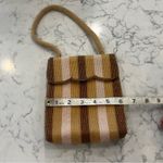 Vintage Walborg Beaded Tan Brown Cream Mini Bag Photo 6