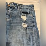 Sonoma  boyfriend denim jean shorts - distressed - blue - size 10 Photo 3