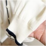 Ralph Lauren Polo Sport Nautical Preppy Cardigan Cream With Navy Piping Large Photo 3