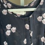 ALC Frank A.L.C. Simona Falling Iris‎ Printed Dress 100% silk Photo 4