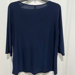 Per Ception Petite Per Seption Petite 3/4 Sleeve Top, SZ PL Photo 1