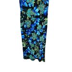 White Stag Vintage Black Blue Floral Paisley Print Maxi Dress Size S 4/6 Photo 2