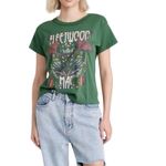 Daydreamer  Fleetwood Mac Butterflies Reverse Tee in Green Size XL New with Tag Photo 8