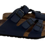 Birkenstock Betula Blue Leo Soft Florida Leather Sandals Size 265 / 10-10.5 Photo 0