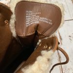 JustFab NIB JUST FAB ERLEEN LACE UP WEDGE ANKLE BOOTS Photo 4