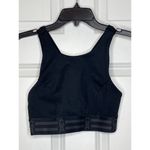 Good American  Crossback Icon Black Sports Bra Criss Cross Back Size 2 / Medium Photo 2