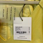 Tanya Taylor  Lacey Dress in Daffodil Yellow Sz 18 NWT w/ V Neck & Puff Sleeves Photo 8