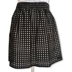 Loft Eyelet Circle Skirt Black Photo 2