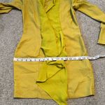 Pretty Little Thing Olive Chiffon Drape Detail‎ Long Sleeve Bodycon Dress size 4 Photo 10