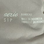 Aerie New AE Ruched Bandeau Tropical Bikini Top Floral Swim Suit Top Sz Small Photo 5