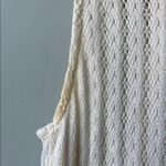 Free People  Cream Embellished Peplum Tank Top Photo 3