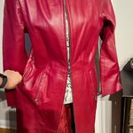 Newport News Easy Style Zip Mock Vintage Leather Western Colorful Coastal Cottage Bright Photo 6