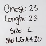 Hard Tail Forever Black Scoop Neck Tank Top Size L Made in USA Photo 5