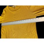 White Birch Mustard Long Sleeve Waffle XL Tie Knot In Back Top NWT Photo 5