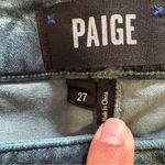 Paige  Horton Ankle Peg Jean In Velvet Womens 27 Button Fly Photo 6