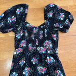 Anthropologie  Scarletta Navy Floral Retro Preppy Cottagecore Career Dress 12 Photo 6