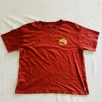 Rip Curl NWOT Medium Hawaii Scarlet Red Cropped Tshirt Graphic Print Beach Surf Photo 1