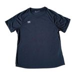 Under Armour women's fitted short sleeve black t-shirt with stretch size large Photo 2