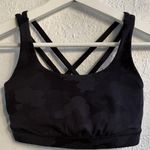 Lululemon  Women's Black Camouflage Sports Bra Photo 0