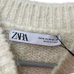 ZARA  NWT Striped Knit Pullover Sweater Women’s Size Medium Nautical Casual Photo 7