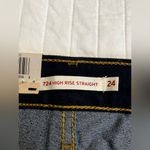 Levi's Levi’s dark wash 724 high rise straight leg jeans nwt Photo 2