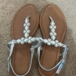 Silver Sandals Size 9 Photo 0