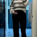 Free People  Kennedy Stripe Pullover in Ivory Size X-Small Photo 3