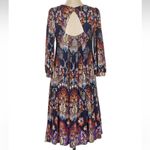 Anthropologie  Maeve Sawyer Balloon-Sleeved Tunic Bohemian Print Dress Size XS Photo 4