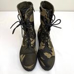 JustFab Halsey Combats Boots Camo 8.5 Photo 5