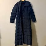 Cole Haan Signature Women's Box-Quilt Down Puffer Coat Navy size M Photo 4