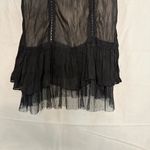 Heart & Soul Lingerie Babydoll Nightie Ruffles Y2K Black w/pale Photo 1