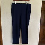 Chico's Navy Blue 1 Navy Blue Trousers Medium Stretch Pants Casual Office Photo 7