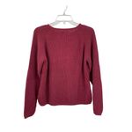 st. john's bay Vintage Sweater Womens L Used Red Knit Photo 1