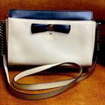 Kate Spade  Hancock Park Angelica Leather Bag Peeble and Black Photo 1