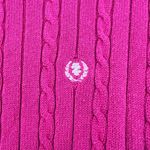 IZOD  Women's Medium Knit Cable Sweater Hot Pink Photo 1