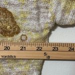 Anthropologie Pilcro  Floral Sweater Size Small Oversized Yellow Boho Photo 7