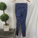 Lululemon Blue & Brown Print Sport Athletic Leggings 4 Photo 1