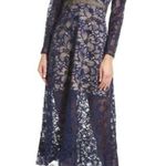 Foxiedox Elizabet Lace Midi Dress Navy Medium NWT Photo 0