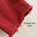 Forever 21 Rusty Red Customized Cropped Denim Jacket Size M Photo 7