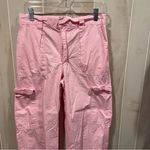 Cotton On Cute bubblegum pink  slouchy cozy ankle cargo pants costal beach vacay Photo 10