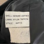 wilson's leather Vintage Wilson’s Black Leather Yoke Front High Waist  Seamed Pants size 8 lined Photo 5