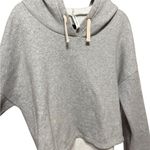 Fabletics Light Gray Women's Hoodie Hi Low Hem Sz M Photo 3