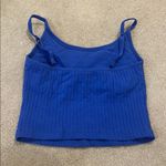 Old Navy Old Nave Blue Ribbed Women's Top Photo 2