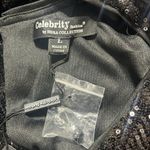 Celebrity Fashion by Hera Collection Dress Sz L Sparkling Black Sequins Size L Photo 5