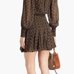 Veronica Beard Sacchi printed chiffon mini Smoked Waist Token Sheer Sz 8 Photo 2