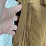 Vince Brown High Rise Tie Waist Linen Cargo Pants Photo 3