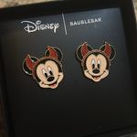 BaubleBar Disney  Mickey Mouse Halloween Devil Horns Stud Earrings Photo 2
