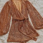 Free People Christa Sequin Romper Photo 1