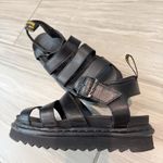 Dr. Martens Blair Leather Gladiator Platform Sandals in Black Summer Docs Size 8 Photo 9