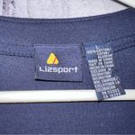 Liz Claiborne Liz Sport Vintage Navy Blue Sailor Style Long Button Down Cardigan Photo 5